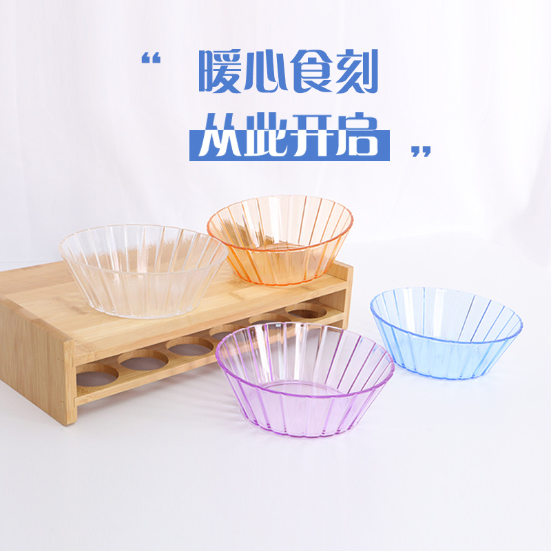 Nuevo plato de fruta acrílico plato de fruta bar KTV Casa de Té banquete de boda plato de caramelo cuadrado a rayas plato de aperitivos