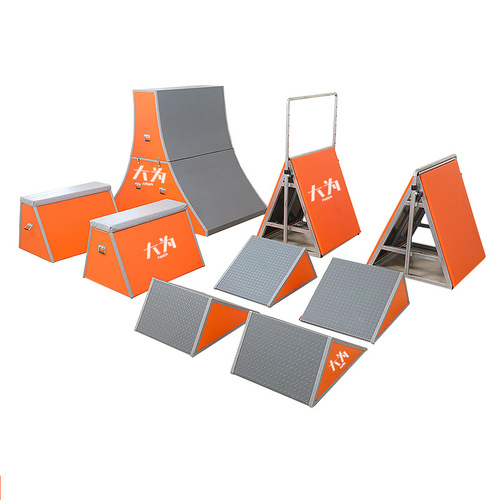 Children's Parkour Equipment Set Children's Physical Fitness Training Parkour Tripod Parkour Blocking Board Parkour Training Tools