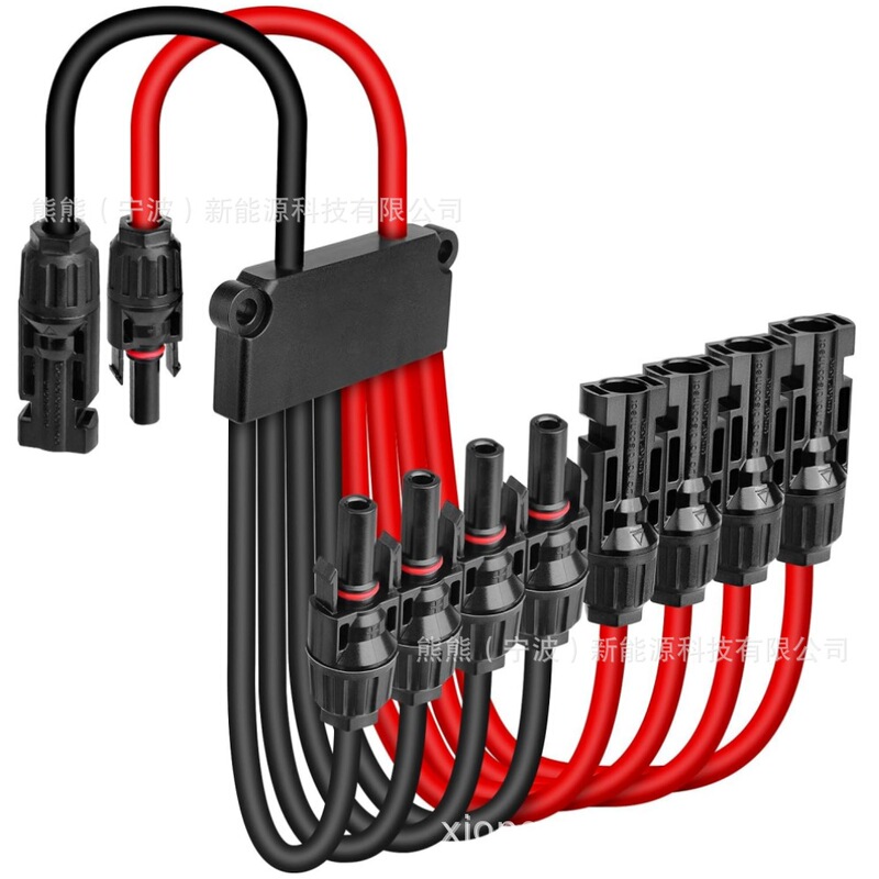 Mc4 Solar Panel Connector Solar Cable Extension 2 to 8 Y Branch Parallel Adapter Mc4 Solar Panel Connector Solar Cable Extension 2 to 8 Y Branch Parallel Adapter