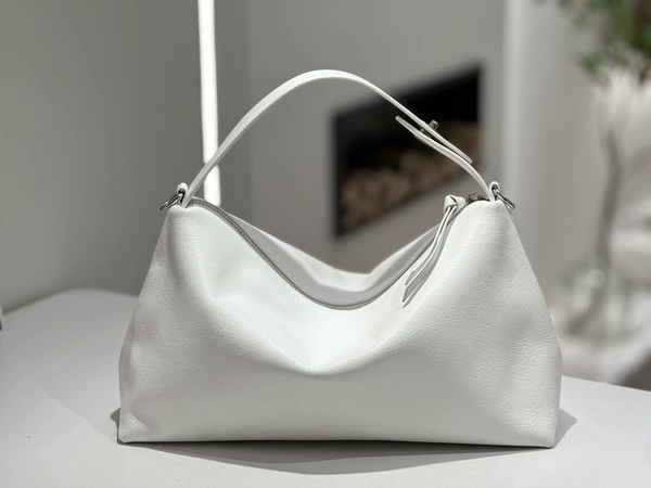 White (natural cowhide)