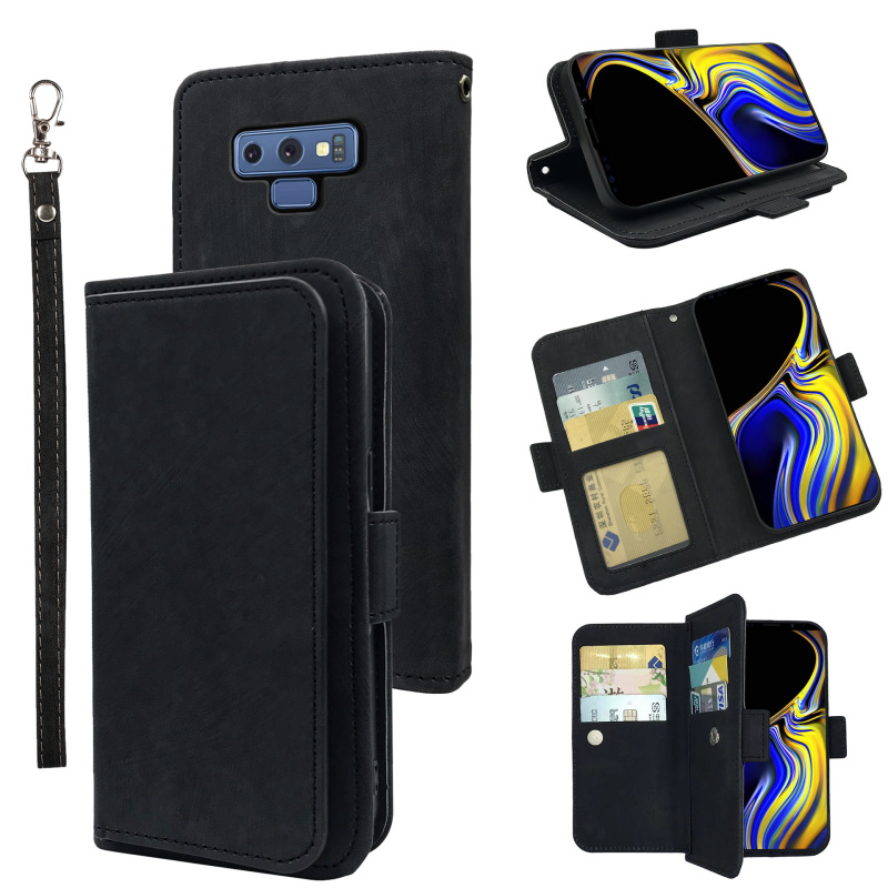Suitable for Samsung Note 9 Mobile Phone Case Flip Card Wallet Bracket Leather Case