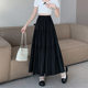 Cake Skirt Women's 2025 New Summer Elegant High Waist Slimming Pear Shape Figure A- Shape Large White Long Skirt