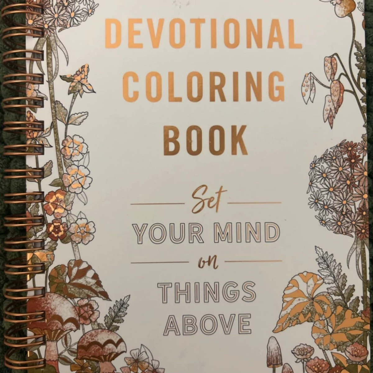 Психи Цветной Благодатный Раскраска Книги (Devotional Coloring), спиральная обложка, 160 страниц 200 г, 21×15 см
