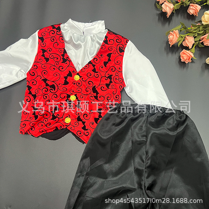 Nuevo Amazon transfronterizo Halloween horror vampiro trajes de maquillaje de baile trajes de teatro espectáculo