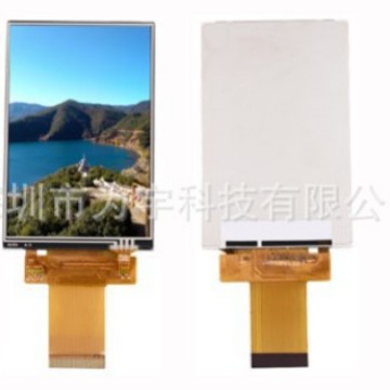 3.95寸液晶显示屏 MCU40pin插接长排线 320*480工控医疗仪器LCD屏