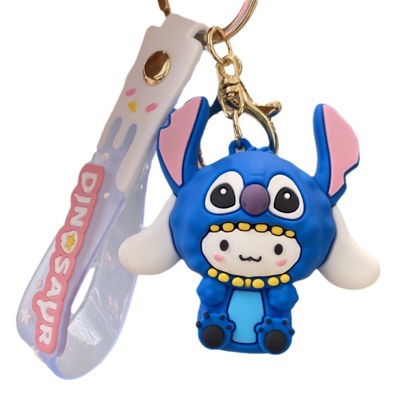 De dibujos animados de Sanrio pequeña oveja BAA COS serie llavero coche muñeca mochila colgante pequeño regalo