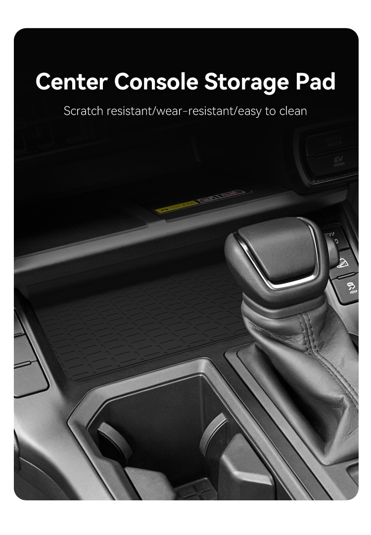 Suitable for 26 Models of Toyota Rav4, Central Control Storage Mat, Silicone Protective Anti-Slip Mat, Special Modified Accessories for Automotive Products