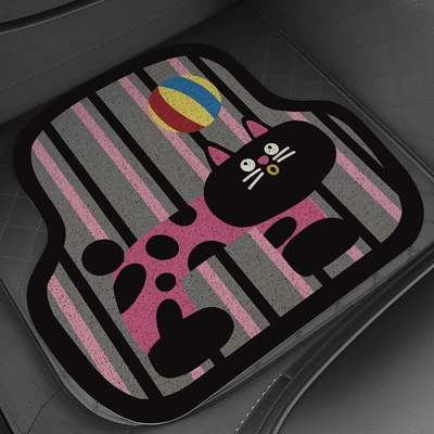 Avtomobil döşəmə paspasları Nail Bottom Silk Loop Floor - ball-cat-front-pad-vertical-version-6245cm