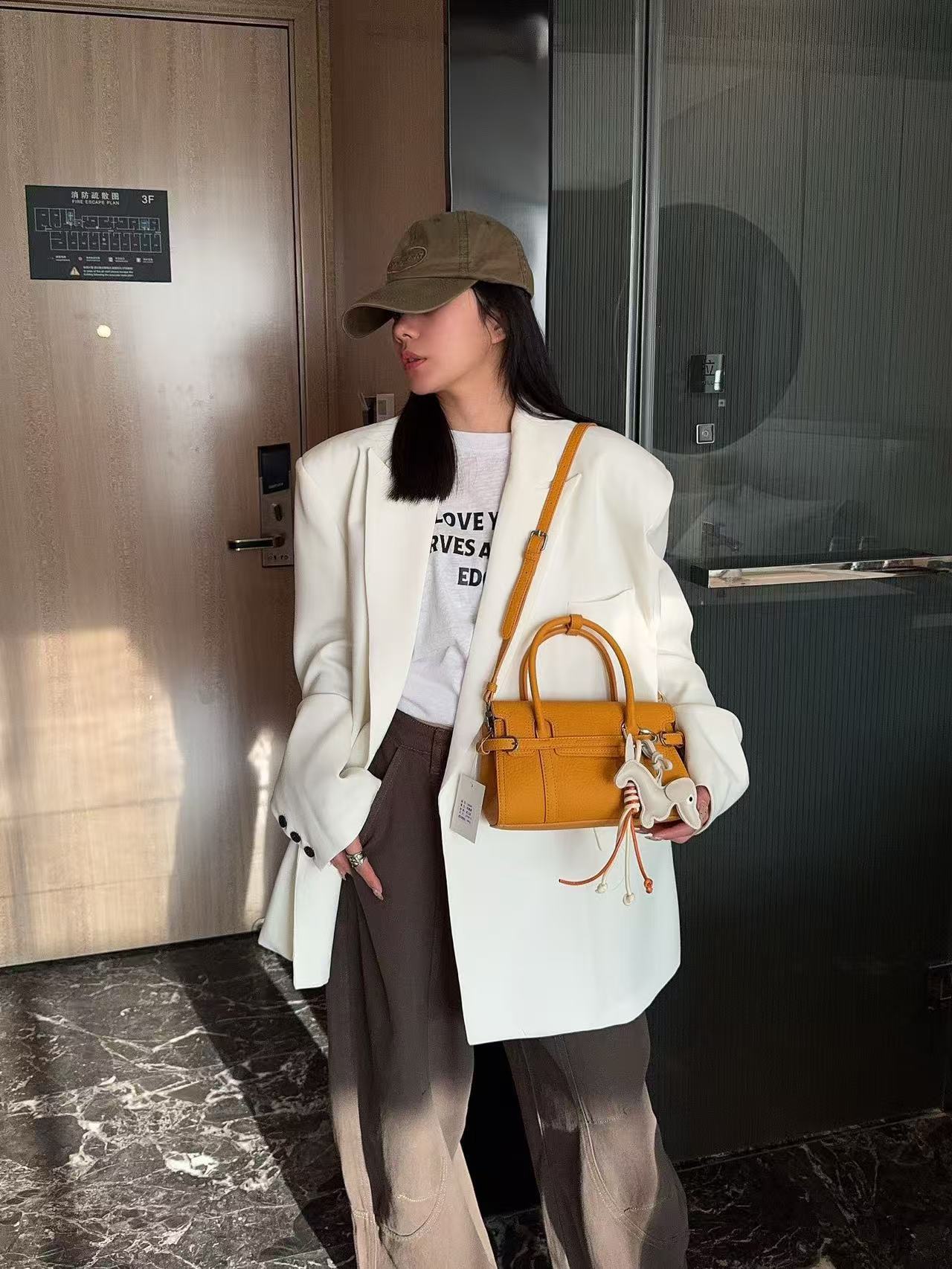 French Style Niche Boston Handbag, Elegant And Compact Pillow Bag, Casual Commuter Crossbody Bag For Women - Thumbnail 6