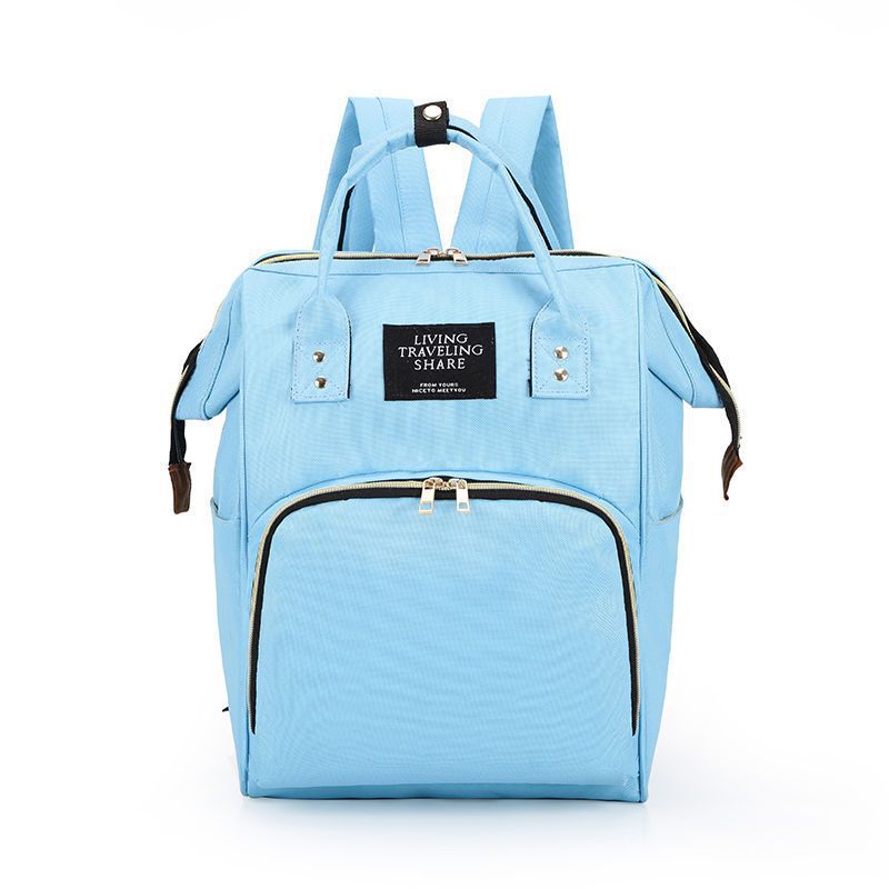 Anti-theft zipper + [light blue] high version
