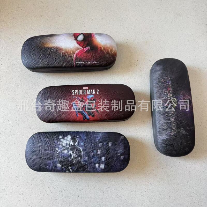 Marvel Glasses Box Spider-Man Cross-border Fashion Simple Portable Boys Drop-resistant Pressure-resistant Near-myopia Sunglasses Storage
