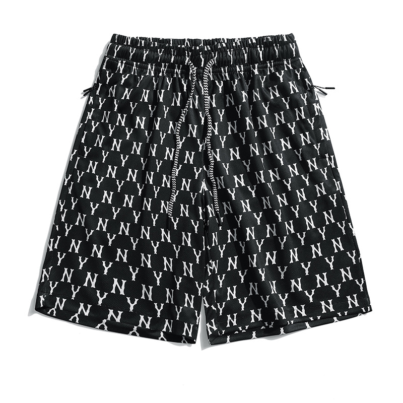 Shorts for men's summer fashion versatile capris, loose oversized casual printed trendy beach pants, thin pants_voghion.com