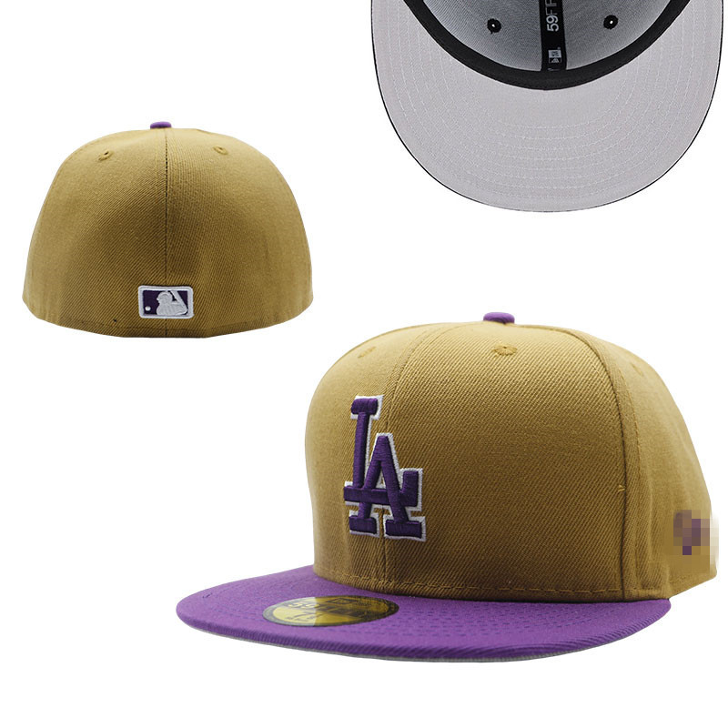 Venta directa de comercio exterior MLB Sombrero de tamaño completo NY American Baseball League Sombrero plano LA Bordado Sombrero plano Sombrero cerrado