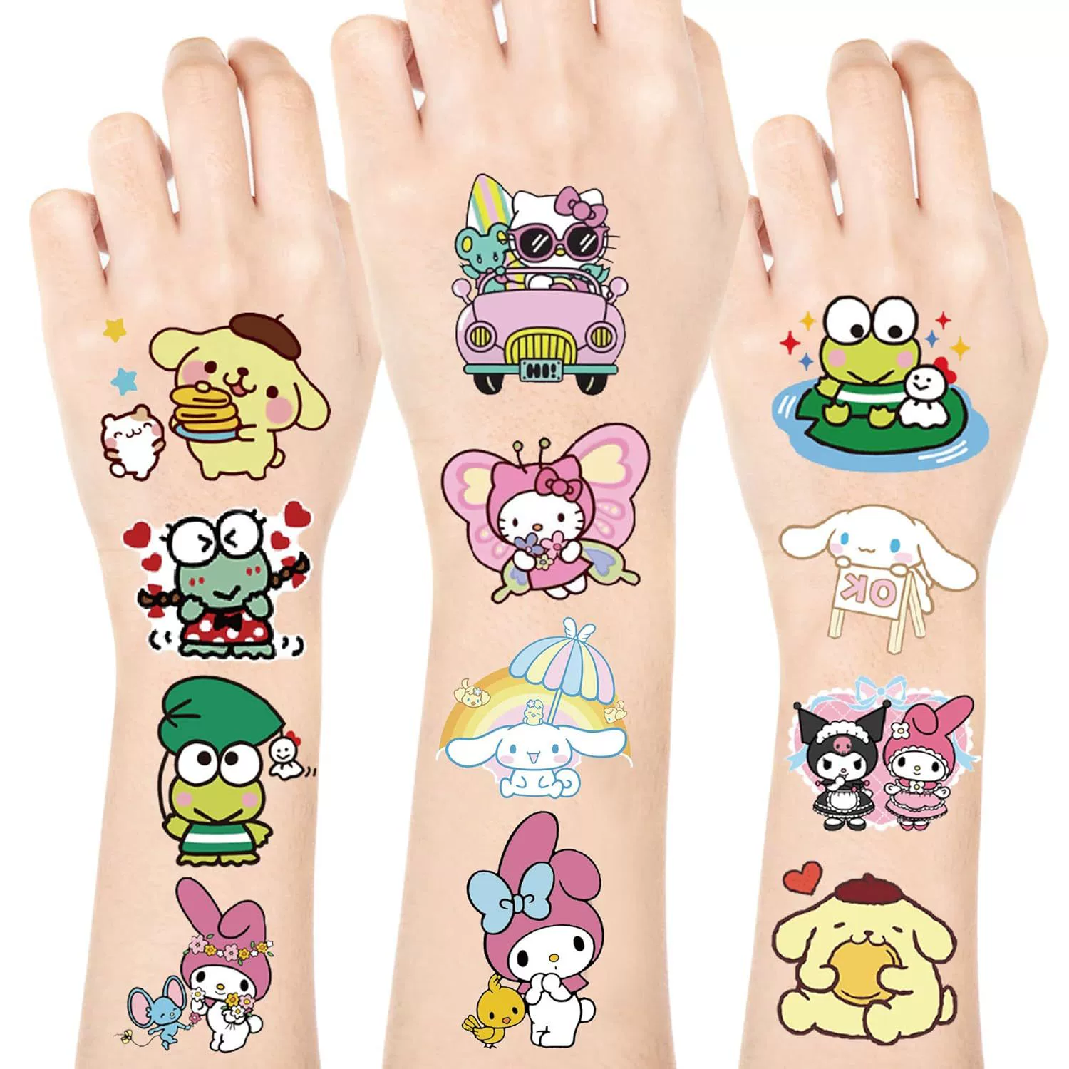 Оптовая продажа новый стиль мультфильм татуировки для детей милый Hello Kitty Человек-паук ледяная принцесса временная татуировка наклейки