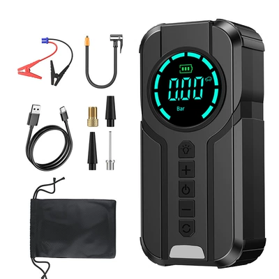 ［1920］Cross-Border New Model Emergency Power Bank All-In-One Device, Air Compressor, Jump Starter, Power Bank, Air Pump (Other Automotive Safety Supplies) - 1920-new-model-6000-mah-universal-clip-bag