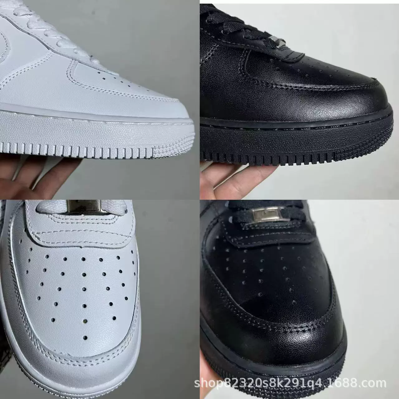 Cross-Border Putian Shoes Air Force 1 Pure White and Pure Black Low-Top Classic Sneakers Unisex Sports Shoes