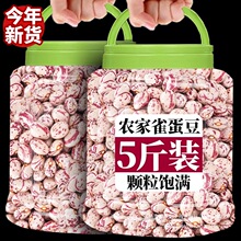 云南雀蛋豆新货农家自种奶花芸豆五谷杂粮芸豆圆粒红花孔雀豆5斤