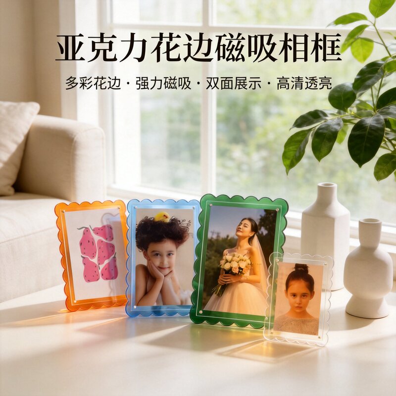 Acrylic Display Stand Creative Photo Frame Picture Frame Lace Magnetic Acrylic Display Stand Creative Acrylic Photo Frame Acrylic Display Stand Creative Photo Frame Picture Frame Lace Magnetic Acrylic Display Stand Creative Acrylic Photo Frame