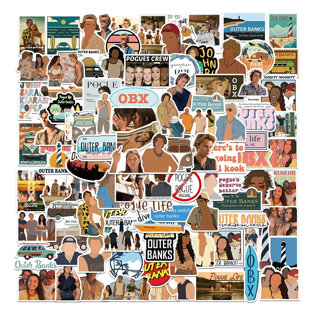 100 штук горячей телевизионной драмы Бунд исследование внешних банков граффити наклейки багажная тележка чехол автомобильные наклейки