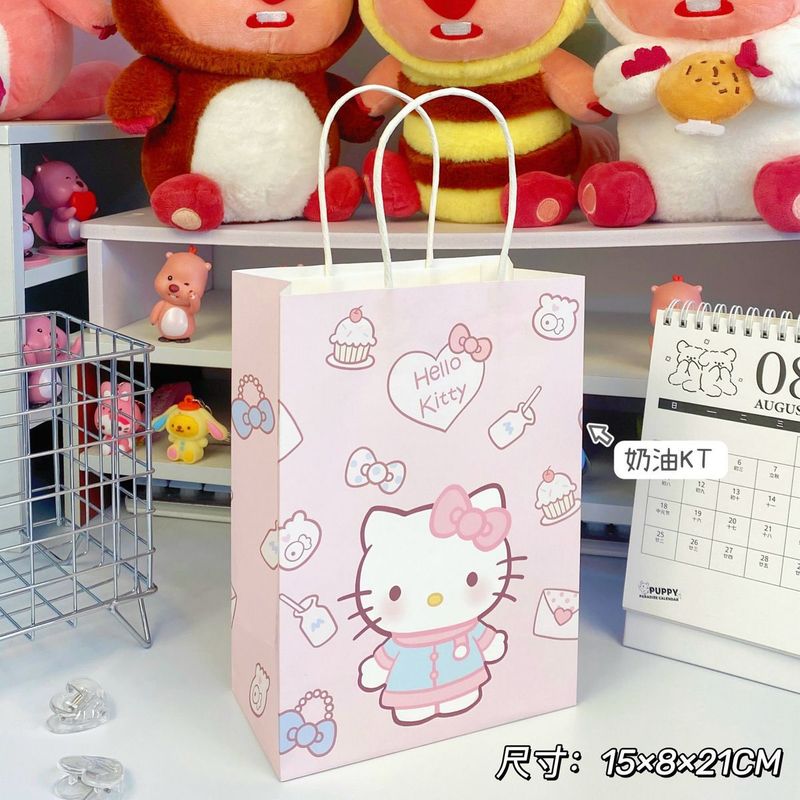 新款原创礼物袋大合集可爱少女礼品打包出物收纳手提礼物牛皮纸袋|undefined