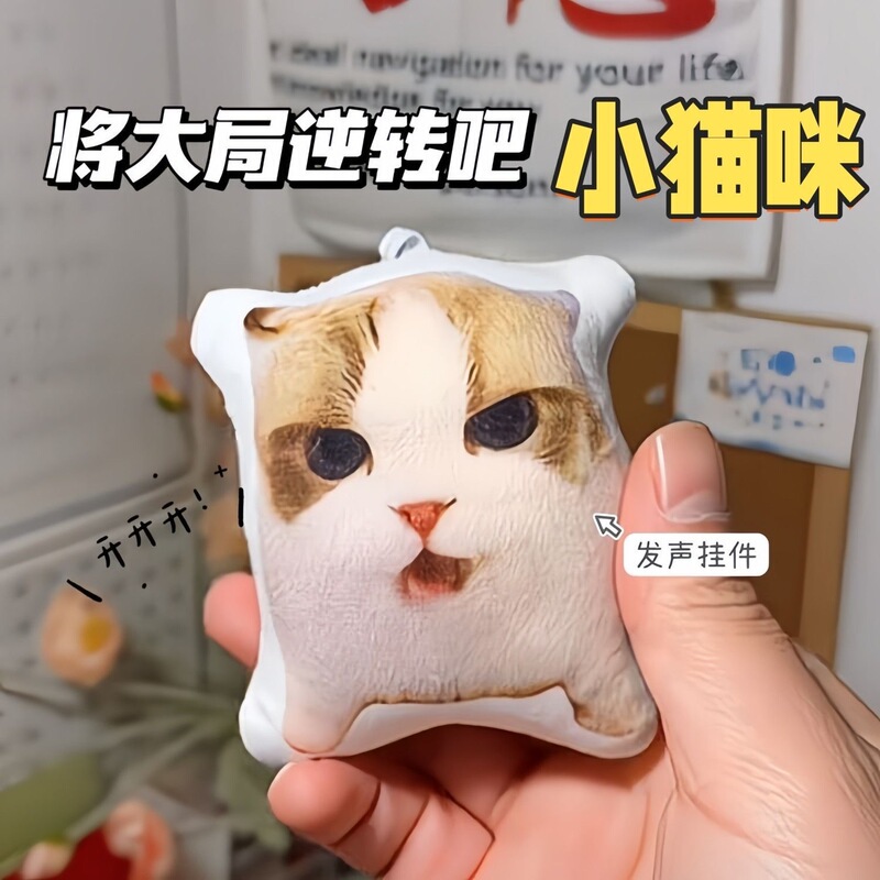 Quirky Creative German Cat Voice Pendant Berlin Sound Cat Hitler Meow Sound Doll Keychain Merchandise Quirky Creative German Cat Voice Pendant Berlin Sound Cat Hitler Meow Sound Doll Keychain Merchandise