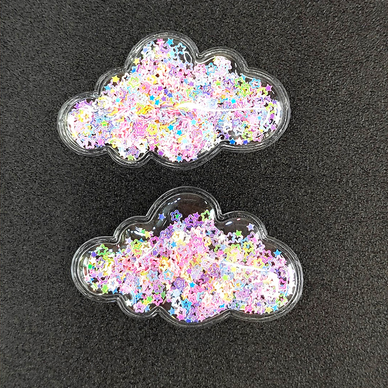 大小云朵亮片充气标