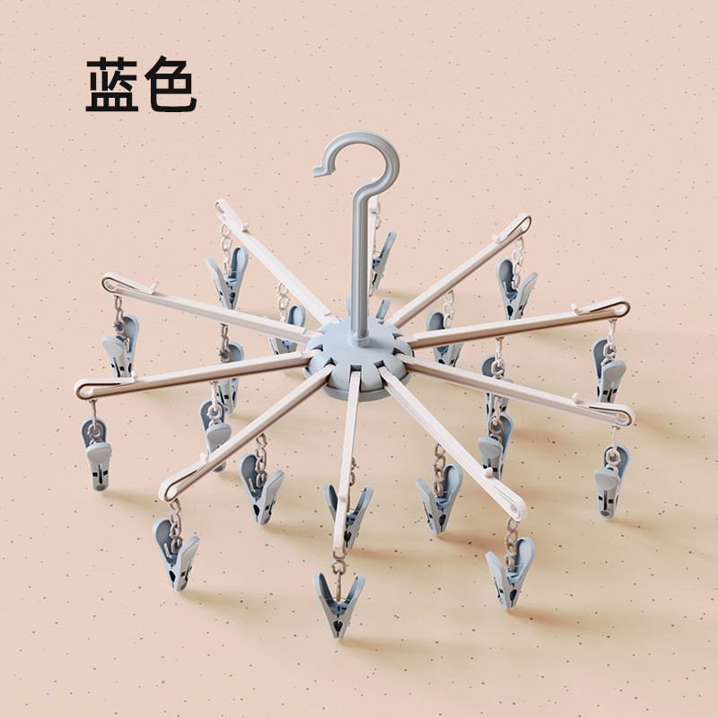 Jiayi beibi 20 calcetines estante adulto niños hogar plástico multifuncional plegable toalla percha ropa interior al por mayor