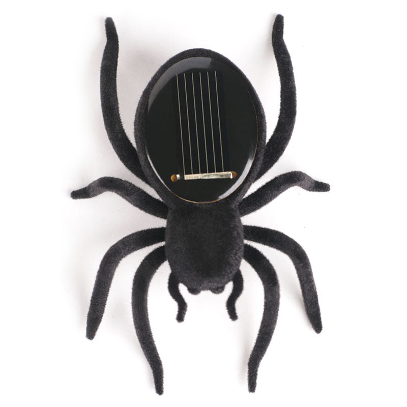 Realistic toy solar-powered, handmade, spider, mini experiment, creative gift