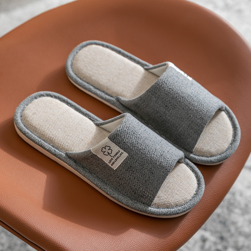 Japanese Pure Linen Home Ladies Slippers Breathable Lightweight Indoor Non-Slip Soft Bottom Household Deodorant Sandals Summer Japanese Pure Linen Home Ladies Slippers Breathable Lightweight Indoor Non-Slip Soft Bottom Household Deodorant Sandals Summer