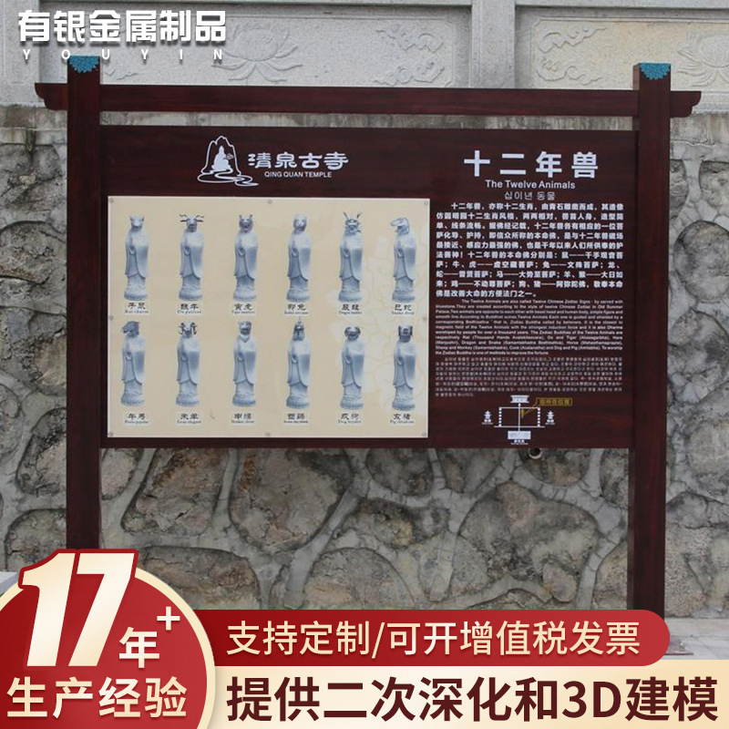 新款指示牌小区指路不锈钢导视系统户外停车场商场地产标识引导牌