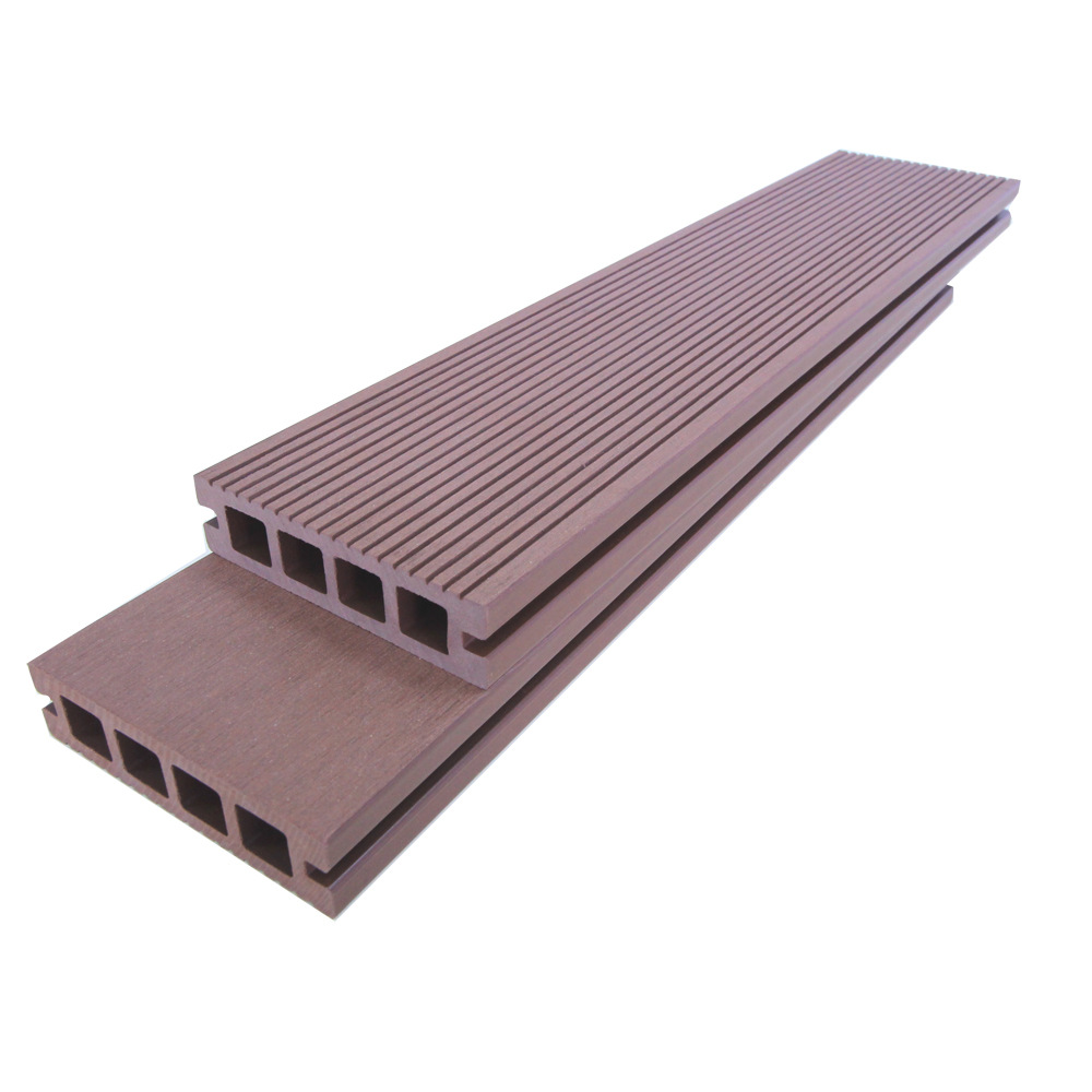 Fábrica de piso de plástico de madera al aire libre agujero redondo plástico piso de madera jardín patio ingeniería al aire libre decorativo Placa de agujero cuadrado anticorrosión