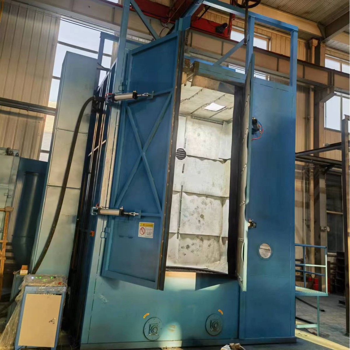 吊钩式抛丸清理机 挂钩式抛丸机 铸件/锻件的表面清理或强化高效