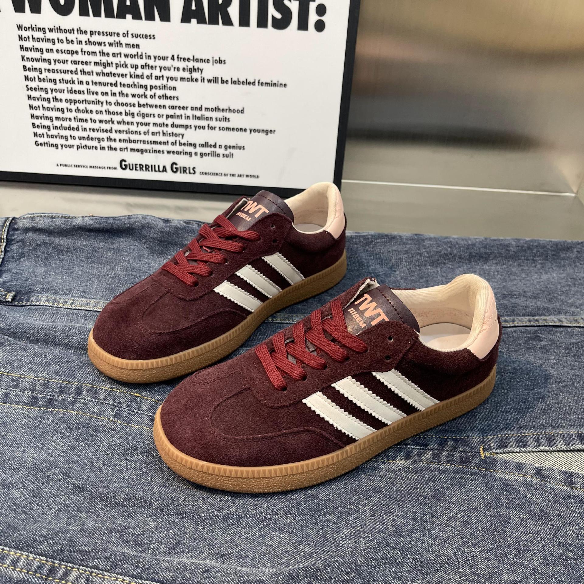 Suede GAT shoes flat