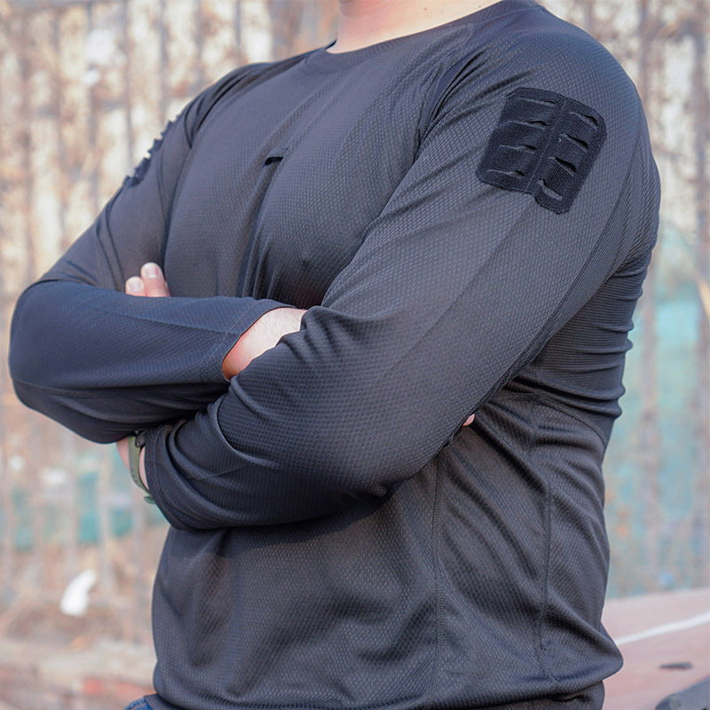 Tolerant Outdoor Quick-Drying Long-Sleeved Tactical T-Shirt Breathable Sweat-Wicking Physical Training Clothing Ski Quick-Drying Short-Sleeved Clothing