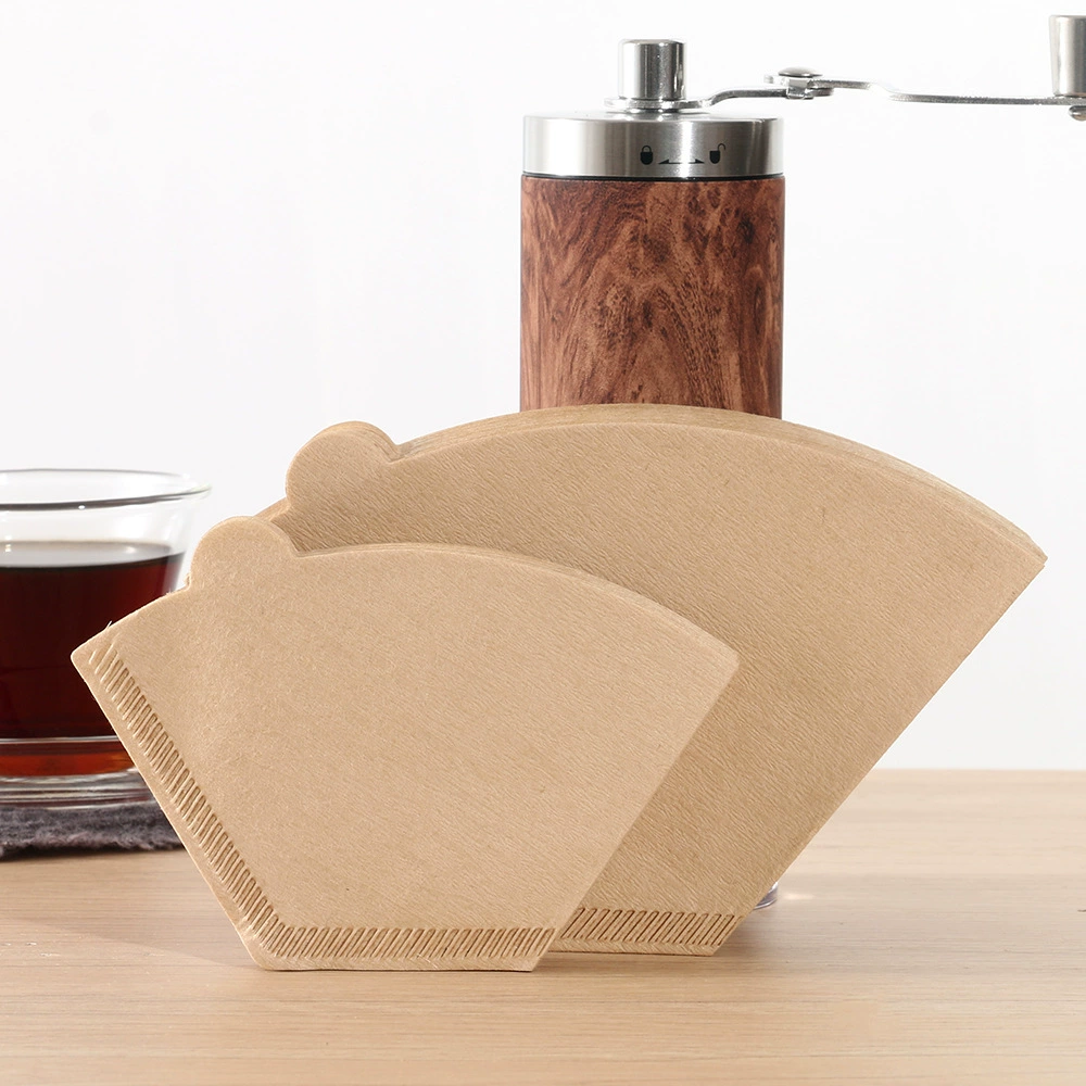 U101 бумажный фильтр для кофе веерообразная фильтровальная бумага ручной работы фильтровальная бумага для кофе капельная кофемашина фильтровальная бумага без отбеливателя 100