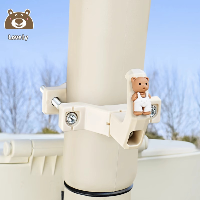 Diàndòngchē – Other Electric Vehicle Accessories Universal Hook for - column-style-single-hook-brown-bear