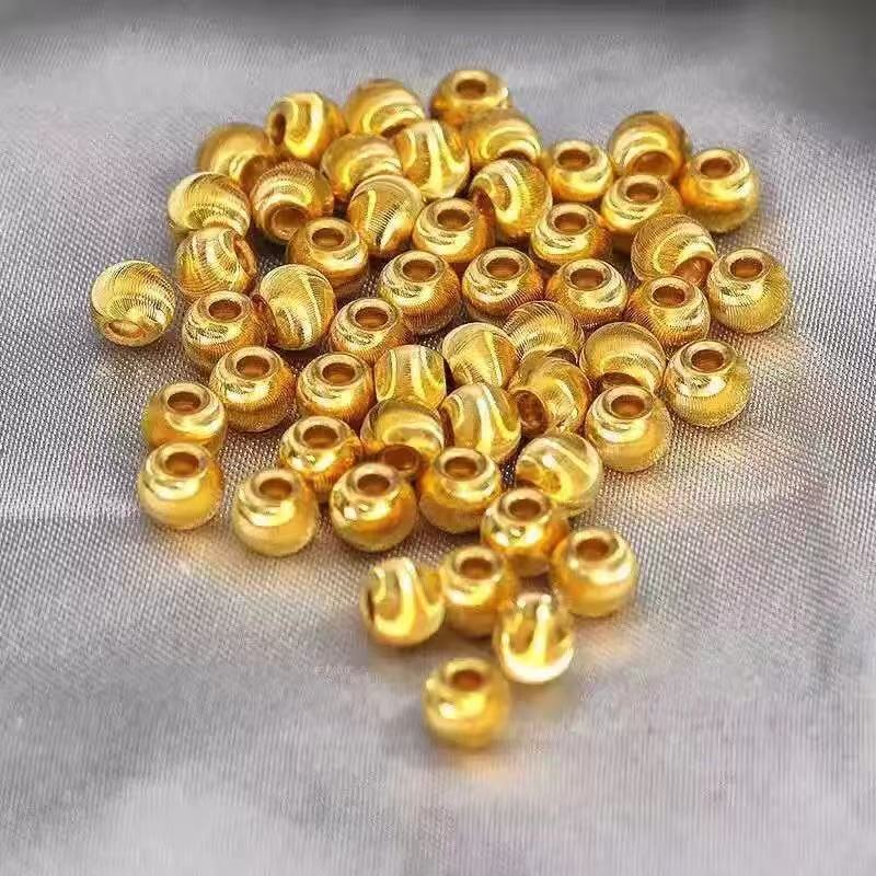 18K Qızıl Pişik Gözü Muncuq Boyunbağı