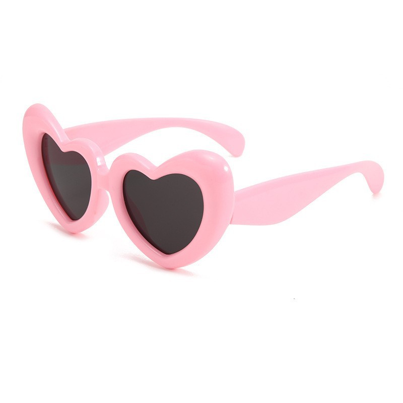 Children's inflatable square sunglasses for boys and girls, funny party glasses, sunglasses, heart-shaped sunglasses