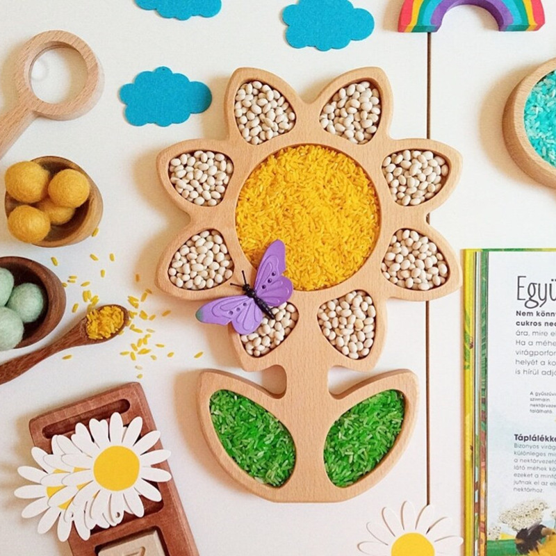 Monte sensory toys animal and plant shape puzzle logic development…