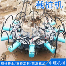 圆形液压截桩机高铁桩静音破桩机混凝土液压破桩机