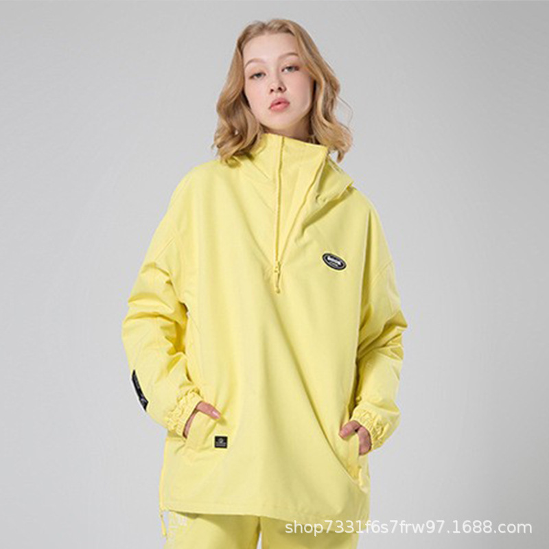 2023 New Ski Jacket Women's men's single-board Winter waterproof double-board ski jacket