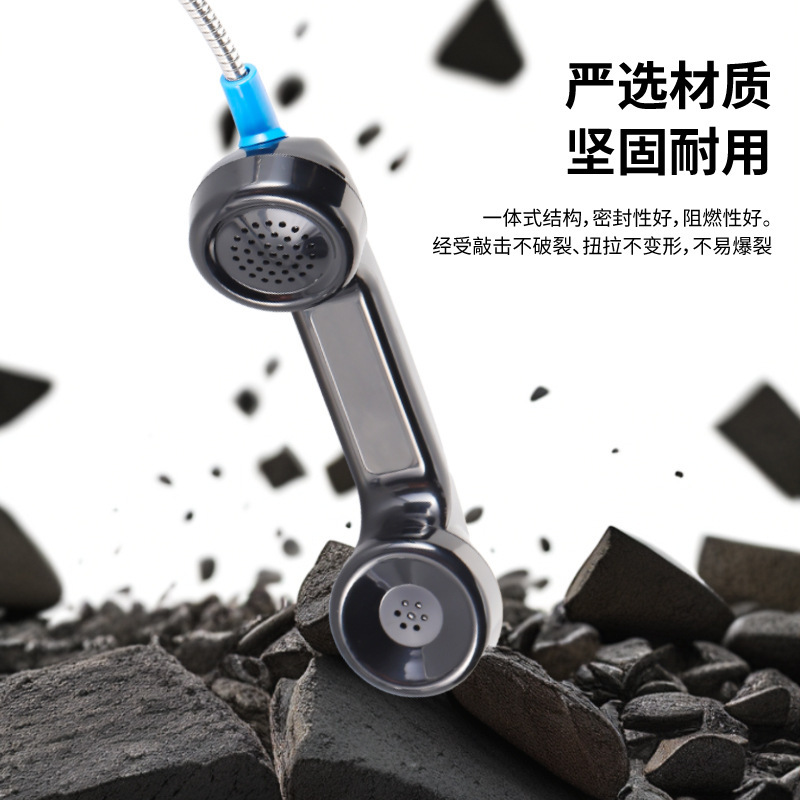 Xinwo A01 つや消し工業用電話ハンドル防水防湿電話ハンドセットアクセサリーオールインワン電話ハンドル|undefined