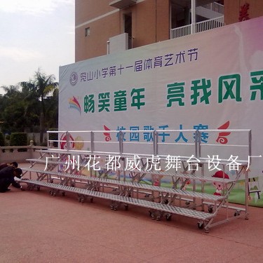 四层折叠合唱台，学校节日演出铝合金合唱台,合唱台，合影架子