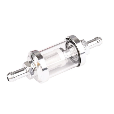 motorcycle pedal universal gasoline filter: Motosiklet ləvazimatları və aksesuarları - silver
