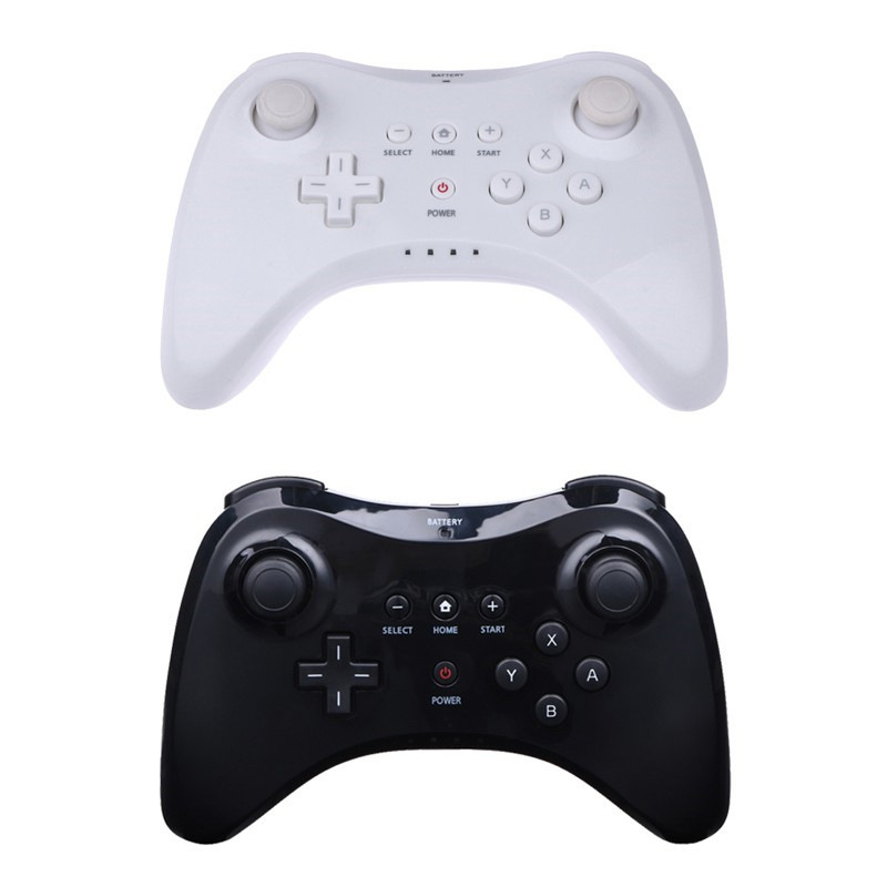 Compatible with Wii U Host Wii U Pro Wireless Bluetooth Gamepad Black White
