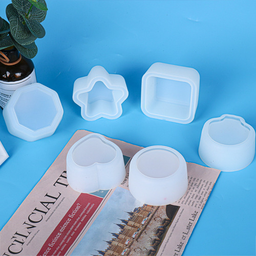 Bestone Dripping Resin Mold Plate Succulent Planter Silicone Mold Mirror Amazon Resin 9 Styles Hot Sale