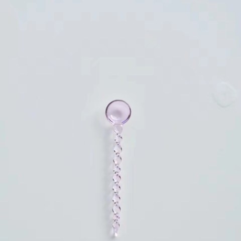 핑크 라운드 스푼 3CM*15.5CM