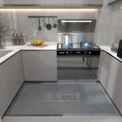 Kitchen mat anti-slip, oil-proof, washable and non-washable carpet pvc waterproof foot pad Nordic whole floor home use stain-resistant foot pad 