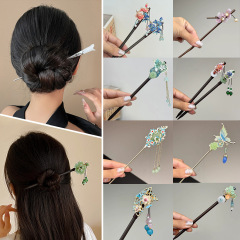 古代スタイルのヘアピン新しい中国風のハイエンドニッチ手作り木製ヘアピン 2025 デイリーヘアピン古代ヘアアクセサリー頭飾り