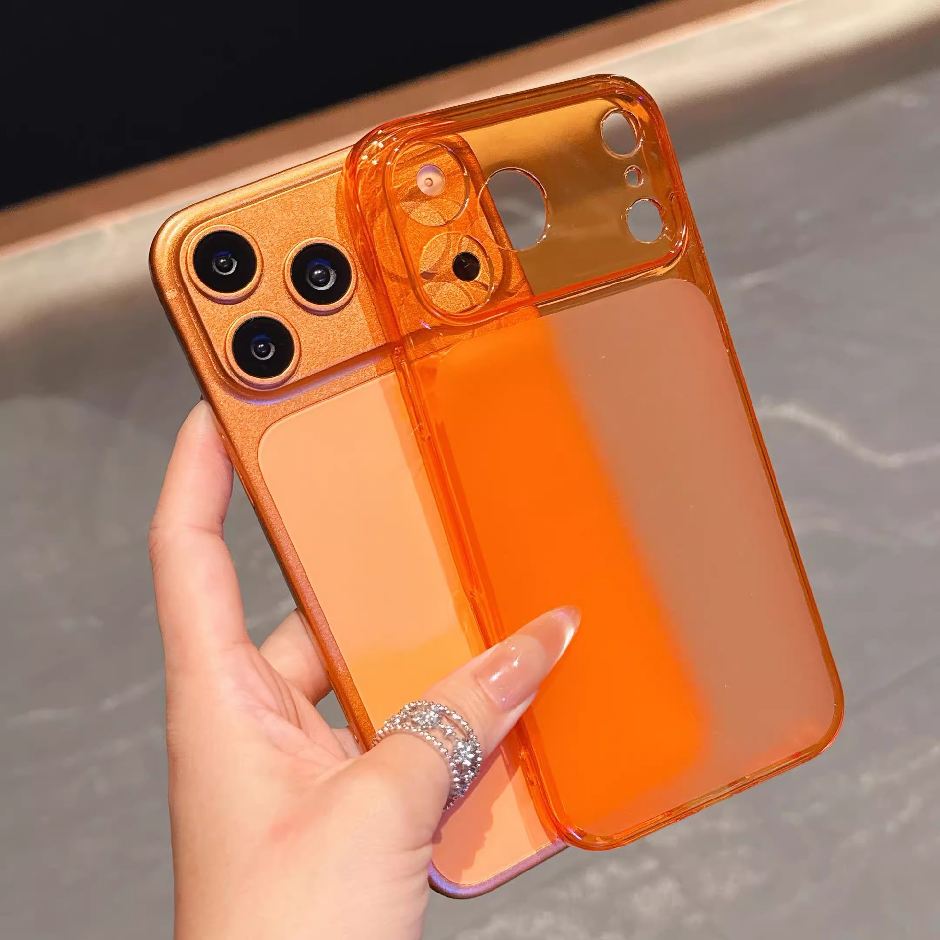 Suitable IPhone Pro Max, The Phone Instantly Transforms Into A 17 Matte Ultra-thin TPU Semi-transparent Anti-drop Case_voghion.com